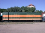 Mail car at the Pueblo Railroad museum